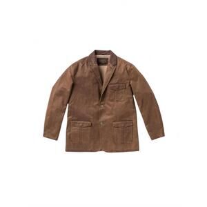 NEW MADISON CREEK OUTFITTERS men's travel twill jacket in dark brown